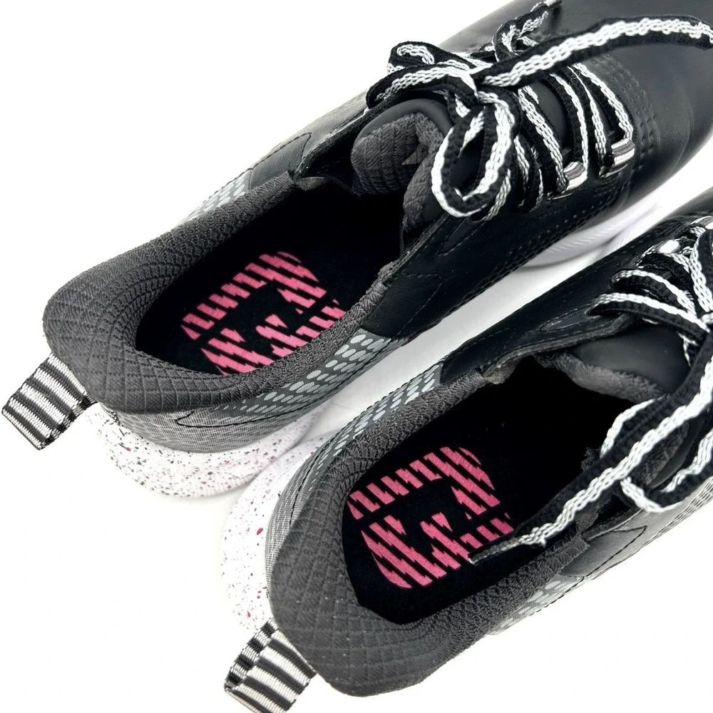 FootJoy Fuel Sport Women's Spikeless Golf Shoes Black Pink White Size 7 M